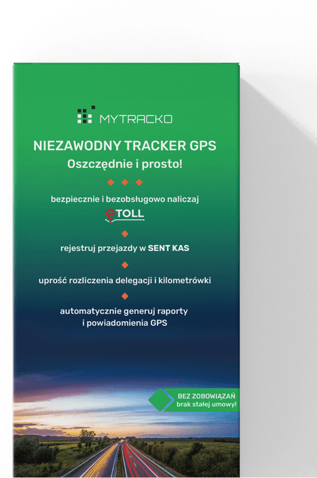 Opakowanie nadajnika od MYTRACKO