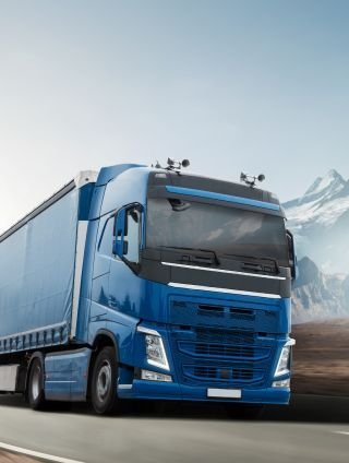 Niebieska ciężarówka - mytracko.pl